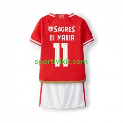 Completo da calcio Bambini Benfica Di Maria 11 Maglia Prima 2023-2024 Manica Corta