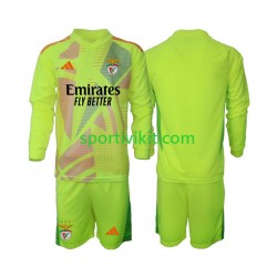 Completo da calcio Bambini Benfica Portiere Maglia Prima 2024-2025 Manica Lunga