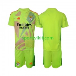Completo da calcio Bambini Benfica Portiere Maglia Prima 2024-2025 Manica Corta