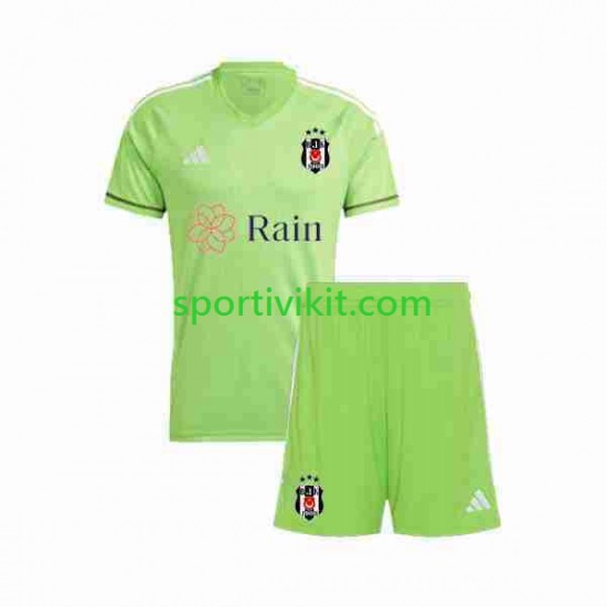 Completo da calcio Bambini Besiktas Portiere Maglia Seconda 2023-2024 Manica Corta Completo da calcio Bambini Besiktas Portiere Maglia Seconda 2023-2024 Manica Corta