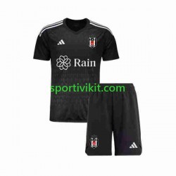 Completo da calcio Bambini Besiktas Portiere Maglia Prima 2023-2024 Manica Corta