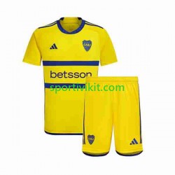 Completo da calcio Bambini Boca Juniors Maglia Seconda 2023-2024 Manica Corta