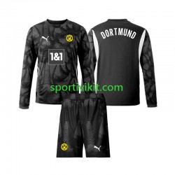 Completo da calcio Bambini Borussia Dortmund Portiere Maglia Quarto 2024-2025 Manica Lunga