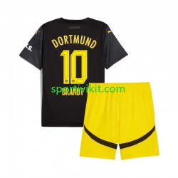 Completo da calcio Bambini Borussia Dortmund Julian Brandt 10 Maglia Seconda 2024-2025 Manica Corta
