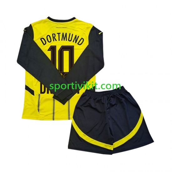 Completo da calcio Bambini Borussia Dortmund Julian Brandt 10 Maglia Prima 2024-2025 Manica Lunga