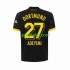 Borussia Dortmund Karim Adeyemi 27 Uomo Maglia Seconda 2023-2024 Manica Corta