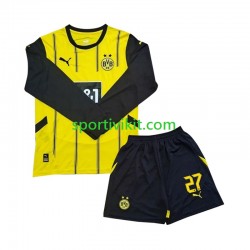 Completo da calcio Bambini Borussia Dortmund Karim Adeyemi 27 Maglia Prima 2024-2025 Manica Lunga