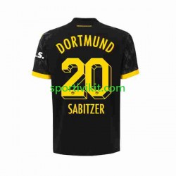 Borussia Dortmund Marcel Sabitzer 20 Uomo Maglia Seconda 2023-2024 Manica Corta