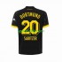 Borussia Dortmund Marcel Sabitzer 20 Uomo Maglia Seconda 2023-2024 Manica Corta