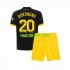 Completo da calcio Bambini Borussia Dortmund Marcel Sabitzer 20 Maglia Seconda 2023-2024 Manica Corta