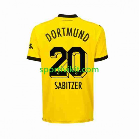Borussia Dortmund Marcel Sabitzer 20 Uomo Maglia Prima 2023-2024 Manica Corta Borussia Dortmund Marcel Sabitzer 20 Uomo Maglia Prima 2023-2024 Manica Corta