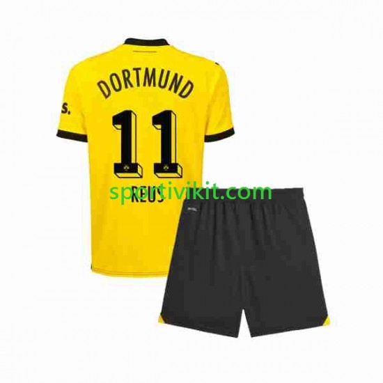 Completo da calcio Bambini Borussia Dortmund Marco Reus 11 Maglia Prima 2023-2024 Manica Corta Completo da calcio Bambini Borussia Dortmund Marco Reus 11 Maglia Prima 2023-2024 Manica Corta