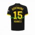 Borussia Dortmund Mats Hummels 15 Uomo Maglia Seconda 2023-2024 Manica Corta