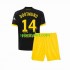 Completo da calcio Bambini Borussia Dortmund Niclas Fullkrug 14 Maglia Seconda 2023-2024 Manica Corta