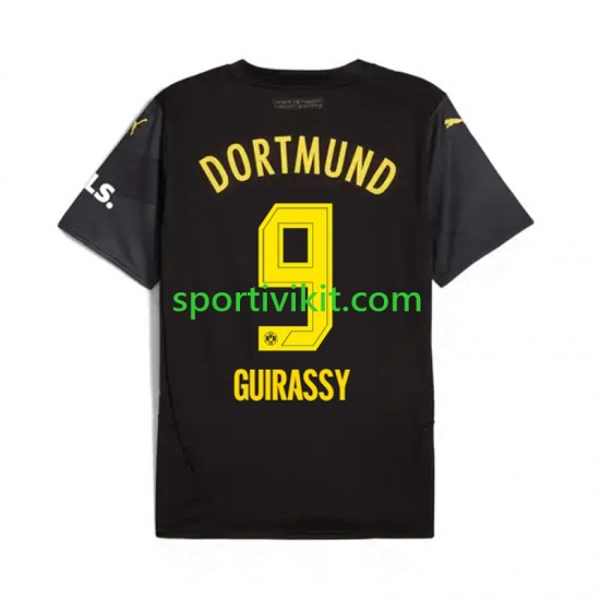 Borussia Dortmund Serhou Guirassy 9 Uomo Maglia Seconda 2024-2025 Manica Corta Borussia Dortmund Serhou Guirassy 9 Uomo Maglia Seconda 2024-2025 Manica Corta