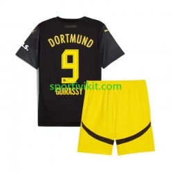 Completo da calcio Bambini Borussia Dortmund Serhou Guirassy 9 Maglia Seconda 2024-2025 Manica Corta