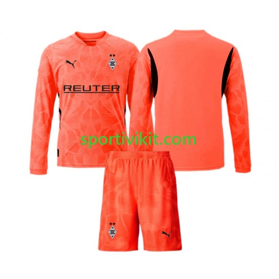 Completo da calcio Bambini Borussia Mönchengladbach Portiere Maglia Terza 2024-2025 Manica Lunga