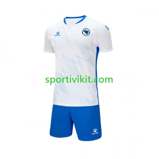 Completo da calcio Bambini Bosnia Herzegovina 2023 Maglia Seconda Manica Corta Completo da calcio Bambini Bosnia Herzegovina 2023 Maglia Seconda Manica Corta