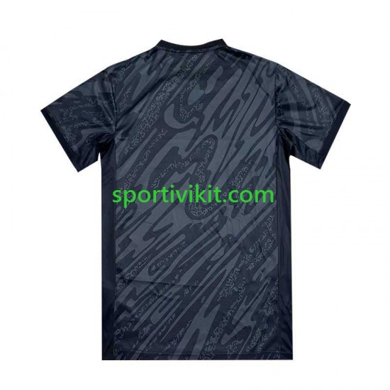 Brasile Portiere Copa America Nero Uomo Maglia Seconda 2024 Manica Corta