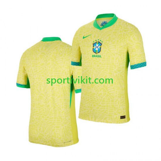 Brasile Copa America Uomo Maglia Prima 2024 Manica Corta Brasile Copa America Uomo Maglia Prima 2024 Manica Corta