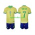 Completo da calcio Bambini Brasile VINI JR 7 Maglia Prima 2024 Manica Corta