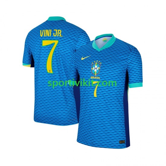 Brasile Vinicius Junior 7 Uomo Maglia Seconda 2024 Manica Corta