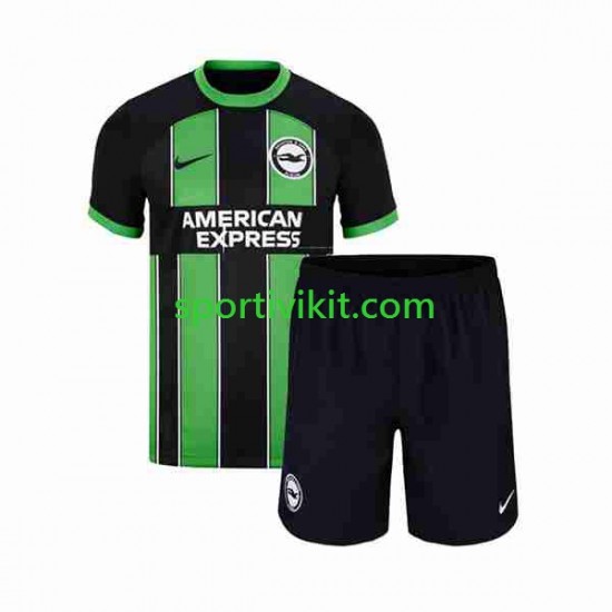 Completo da calcio Bambini Brighton Hove Albion Maglia Seconda 2023-2024 Manica Corta Completo da calcio Bambini Brighton Hove Albion Maglia Seconda 2023-2024 Manica Corta