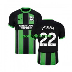 Brighton Hove Albion Mitoma 22 Uomo Maglia Seconda 2023-2024 Manica Corta