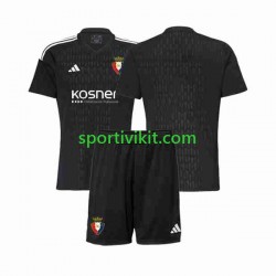 Completo da calcio Bambini CA Osasuna Portiere Maglia Seconda 2023-2024 Manica Corta
