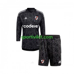 Completo da calcio Bambini CA River Plate Portiere 2023 Maglia Prima Manica Lunga
