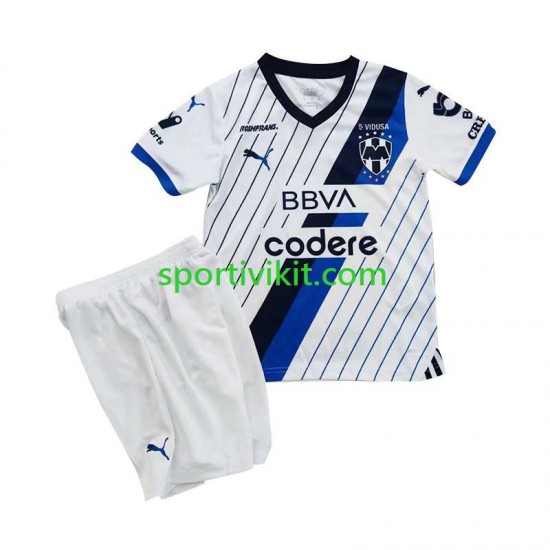 Completo da calcio Bambini CF Monterrey Maglia Seconda 2023-2024 Manica Corta Completo da calcio Bambini CF Monterrey Maglia Seconda 2023-2024 Manica Corta