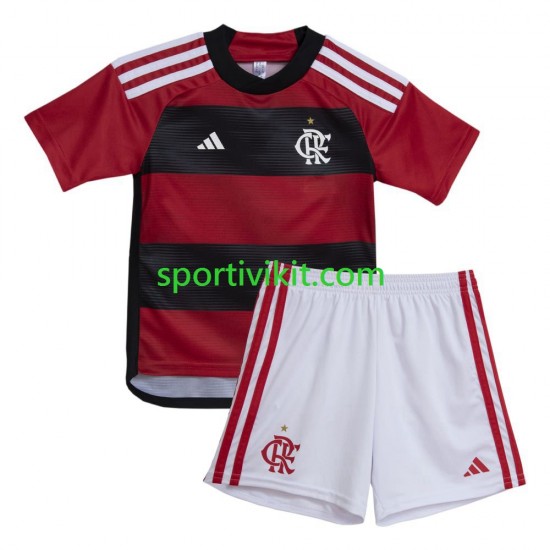 Completo da calcio Bambini CR Flamengo Maglia Prima 2023-2024 Manica Corta Completo da calcio Bambini CR Flamengo Maglia Prima 2023-2024 Manica Corta