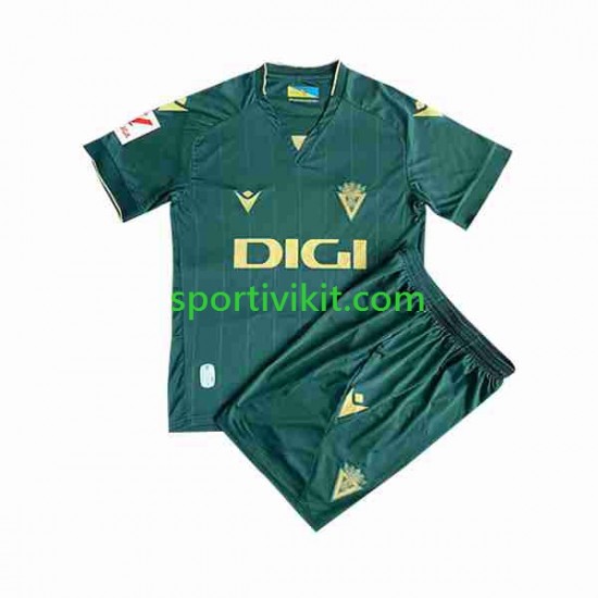 Completo da calcio Bambini Cádiz CF Maglia Terza 2023-2024 Manica Corta Completo da calcio Bambini Cádiz CF Maglia Terza 2023-2024 Manica Corta