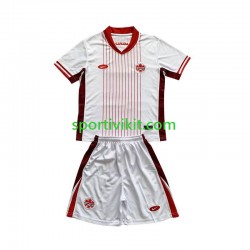 Completo da calcio Bambini Canada Maglia Seconda 2024 Manica Corta