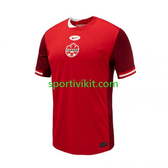 Canada Copa America Rosso Uomo Maglia Prima 2024 Manica Corta
