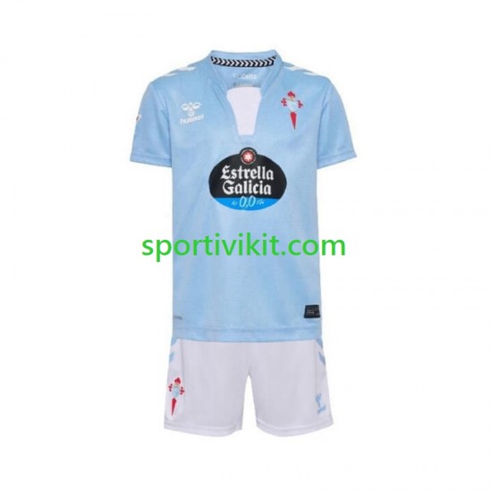 Completo da calcio Bambini Celta de Vigo Maglia Prima 2024-2025 Manica Corta