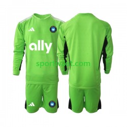 Completo da calcio Bambini Charlotte FC Portiere Maglia Prima 2023-2024 Manica Lunga