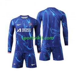 Completo da calcio Bambini Chelsea Maglia Prima 2024-2025 Manica Lunga