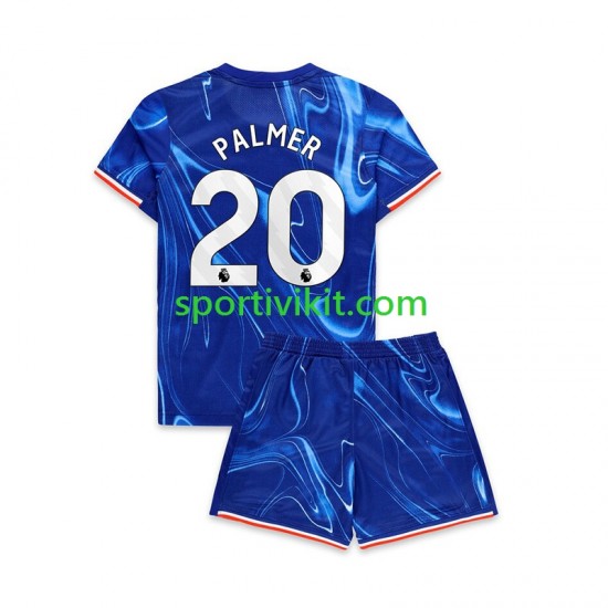 Completo da calcio Bambini Chelsea Cole Palmer 20 Maglia Prima 2024-2025 Manica Corta Completo da calcio Bambini Chelsea Cole Palmer 20 Maglia Prima 2024-2025 Manica Corta