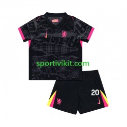 Completo da calcio Bambini Chelsea Cole Palmer 20 Maglia Terza 2024-2025 Manica Corta