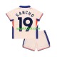 Completo da calcio Bambini Chelsea Jadon Sancho 19 Maglia Seconda 2024-2025 Manica Corta Completo da calcio Bambini Chelsea Jadon Sancho 19 Maglia Seconda 2024-2025 Manica Corta