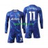 Completo da calcio Bambini Chelsea Madueke 11 Maglia Prima 2024-2025 Manica Lunga