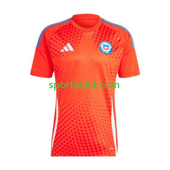 Cile Copa America Uomo Maglia Prima 2024 Manica Corta