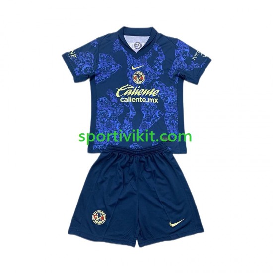 Completo da calcio Bambini Club América Maglia Seconda 2024-2025 Manica Corta