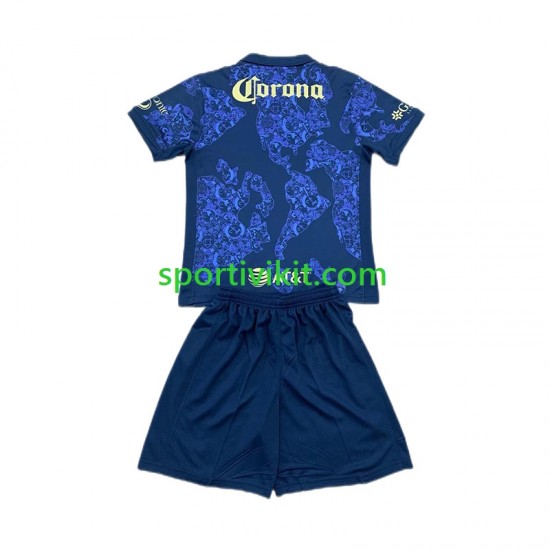 Completo da calcio Bambini Club América Maglia Seconda 2024-2025 Manica Corta