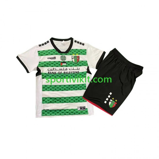 Completo da calcio Bambini Club Deportivo Palestino Maglia Terza 2024-2025 Manica Corta
