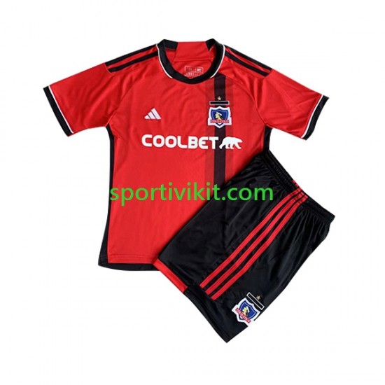 Completo da calcio Bambini Colo-Colo 2023 Maglia Seconda Manica Corta Completo da calcio Bambini Colo-Colo 2023 Maglia Seconda Manica Corta