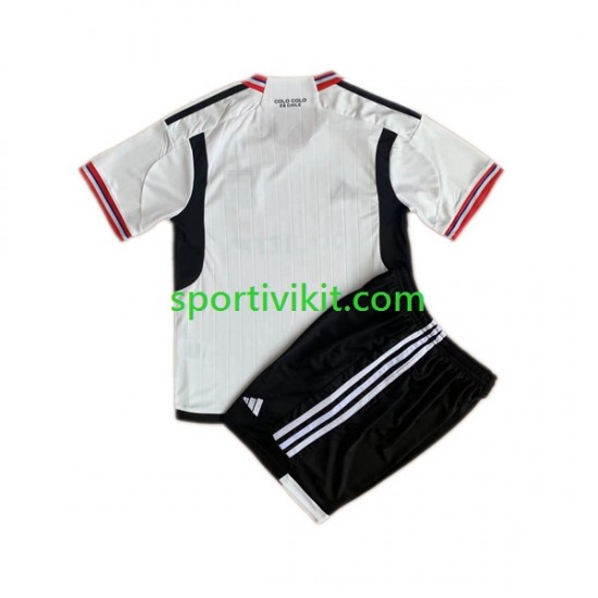 Completo da calcio Bambini Colo-Colo 2023 Maglia Prima Manica Corta