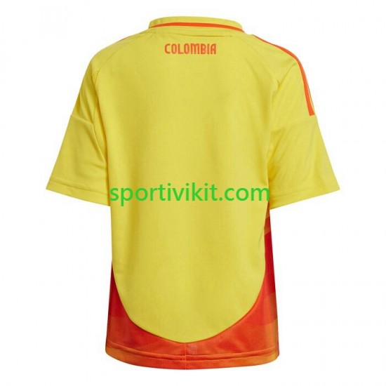 Completo da calcio Bambini Colombia Copa America Maglia Prima 2024 Manica Corta