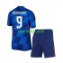 Completo da calcio Bambini Croazia Andrej Kramaric 9 Maglia Seconda Euro 2024 Manica Corta